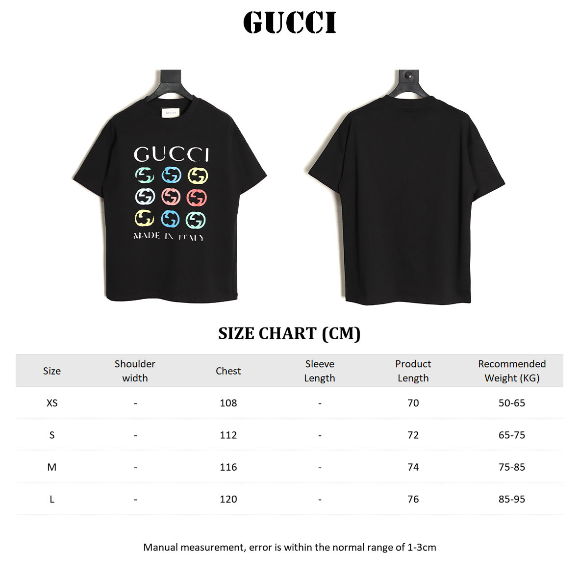 G*u*i 25ss short-sleeved t-shirt