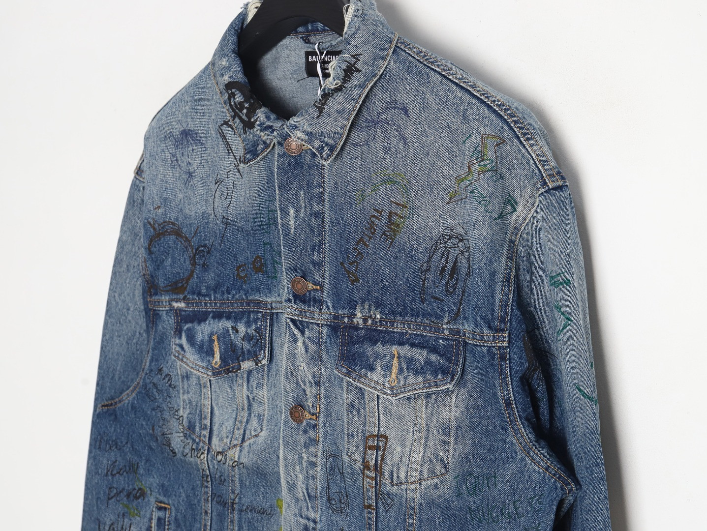 Ba*len*cia*ga denim coats