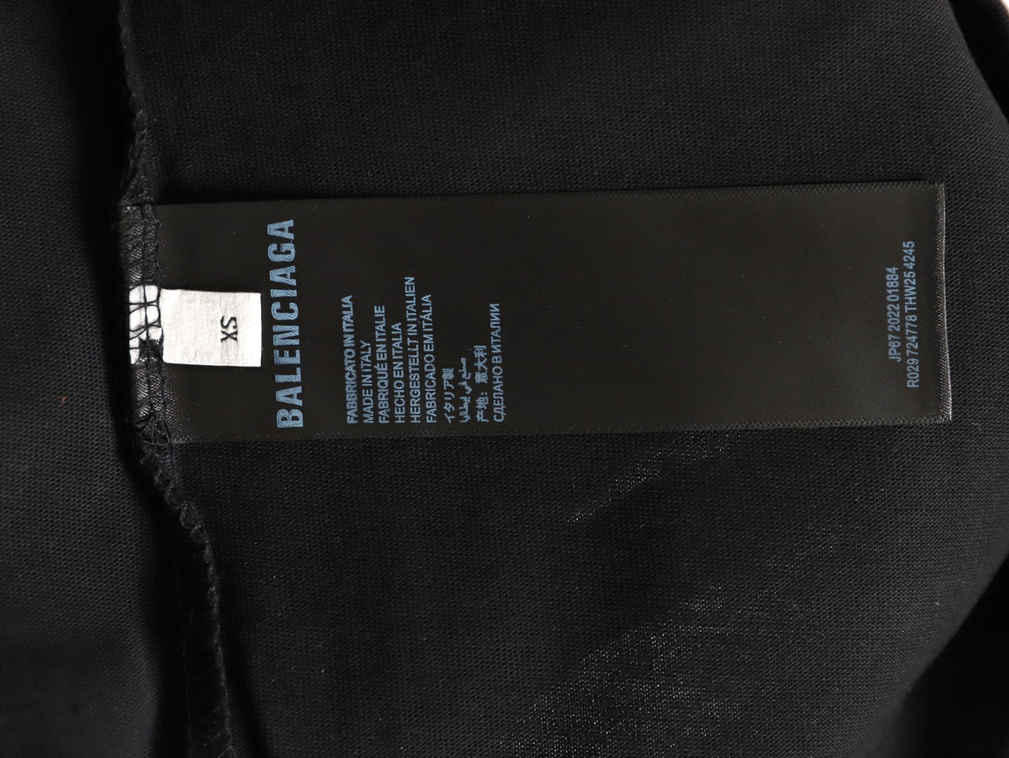 Ba*len*cia*ga 25ss short-sleeved t-shirt