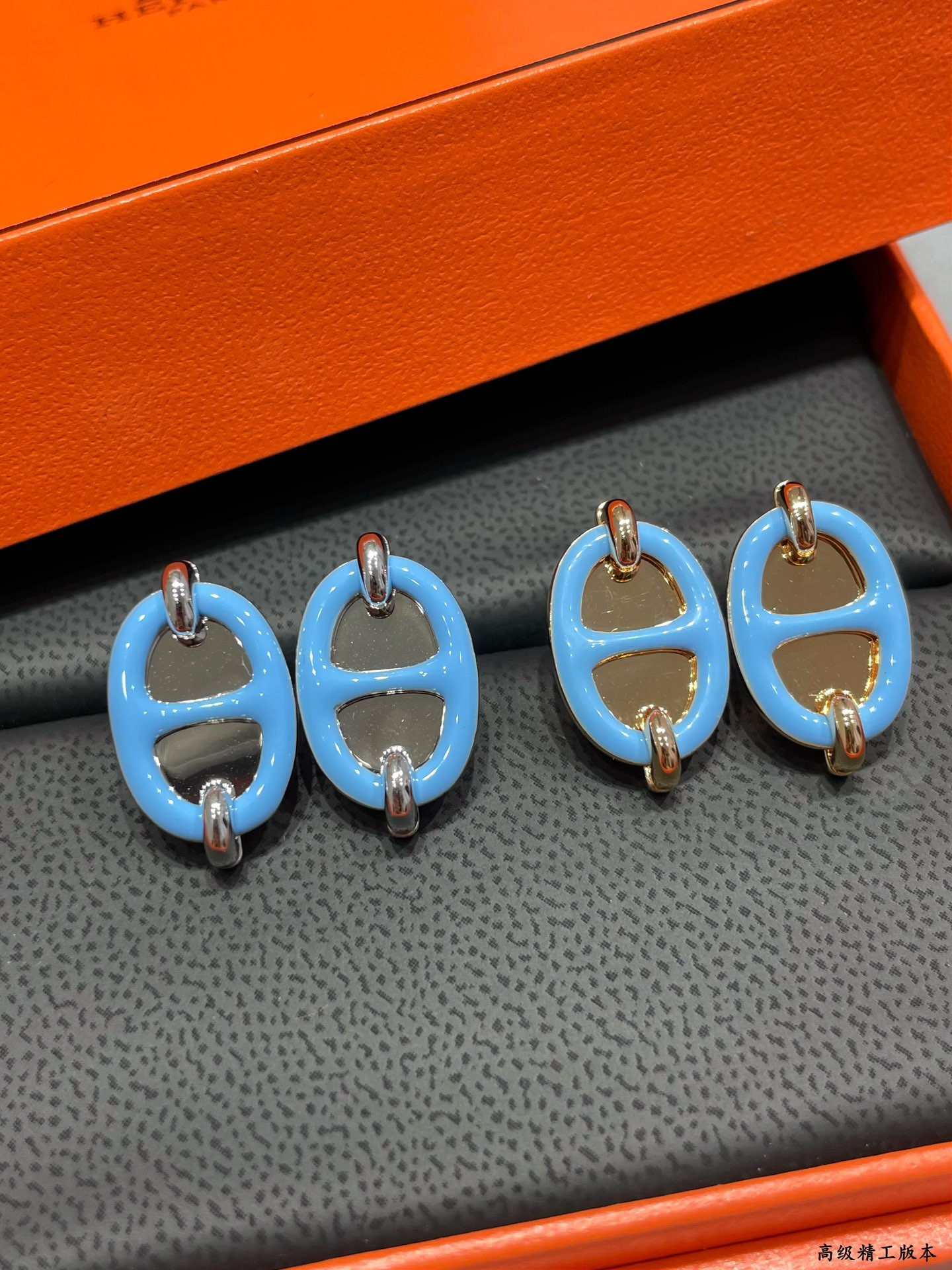 H**me5 mini maillon earrings