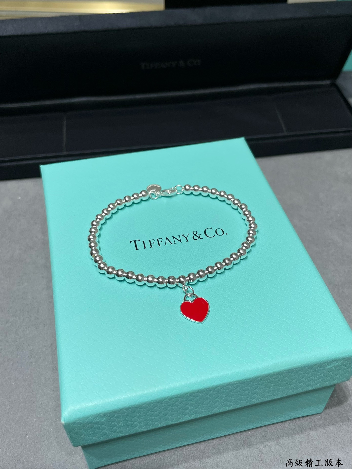 t*f*ny & co. beads & He**ts bracelet ag925