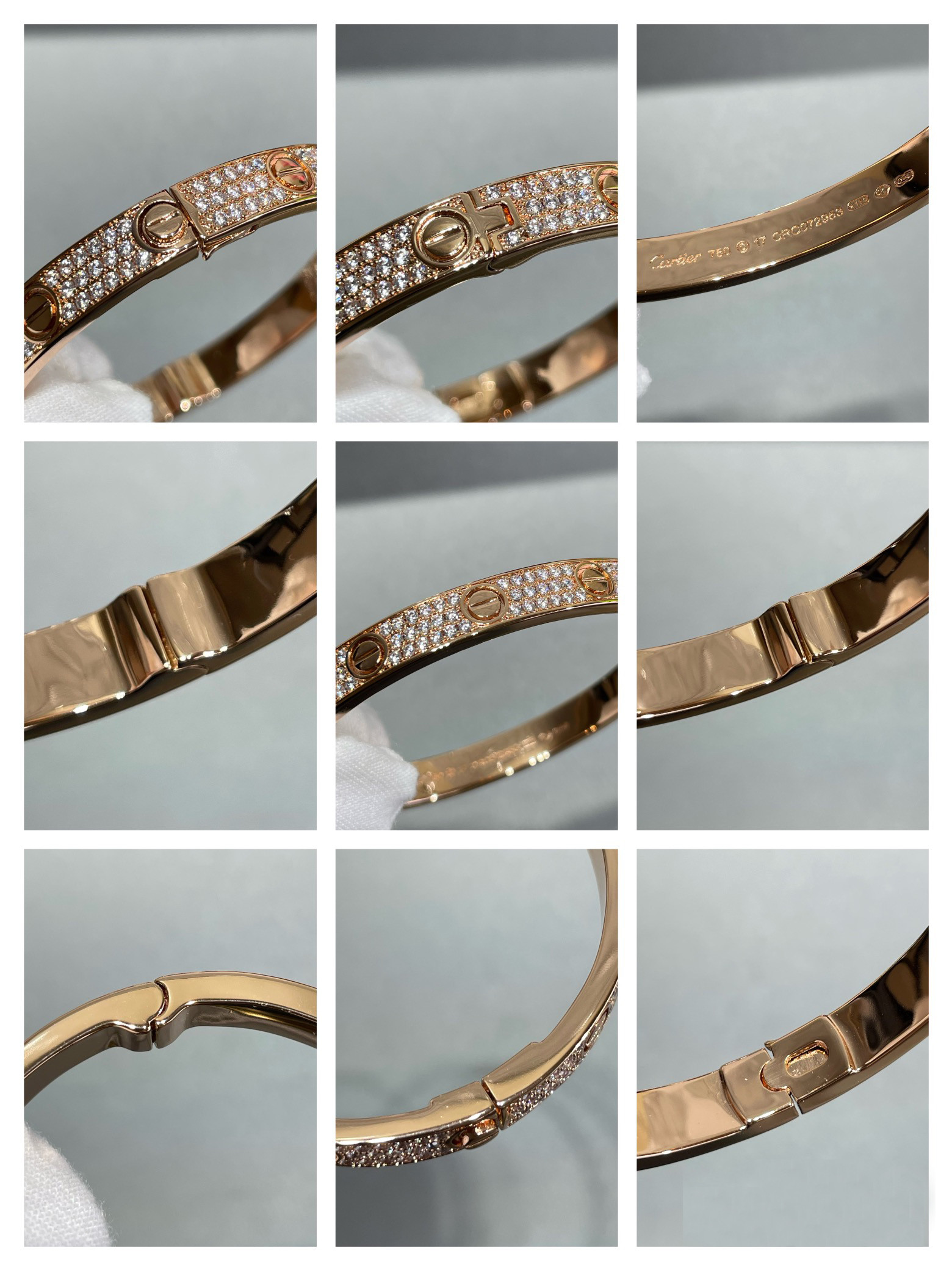 ca*t*er wide Di*m*nd star bracelet