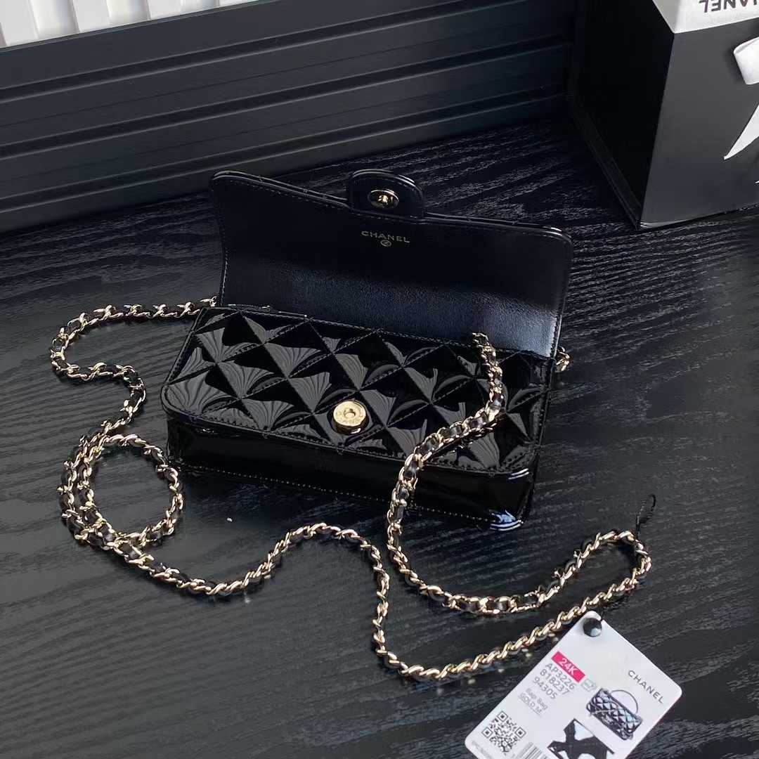 Ch*el mini classic handbag with top handle 20x12x6cm