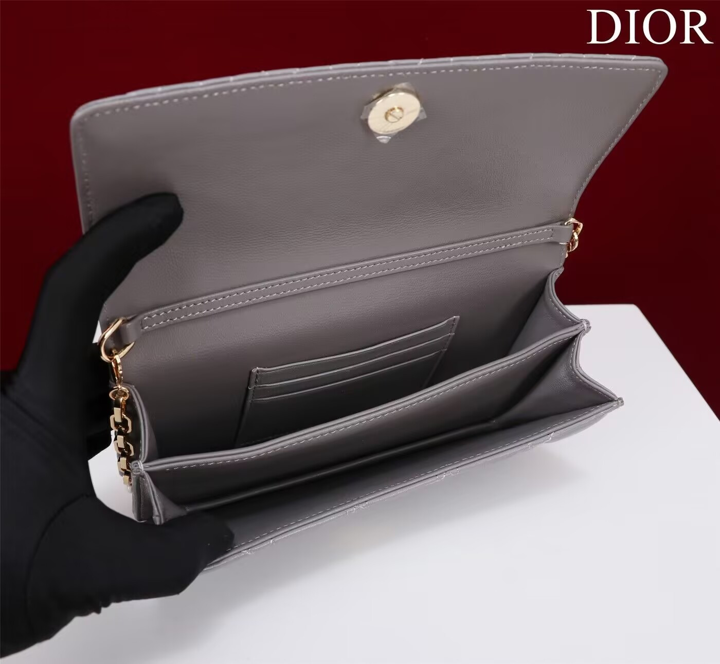 miss D*or mini handbag 21x11.5x4.5cm