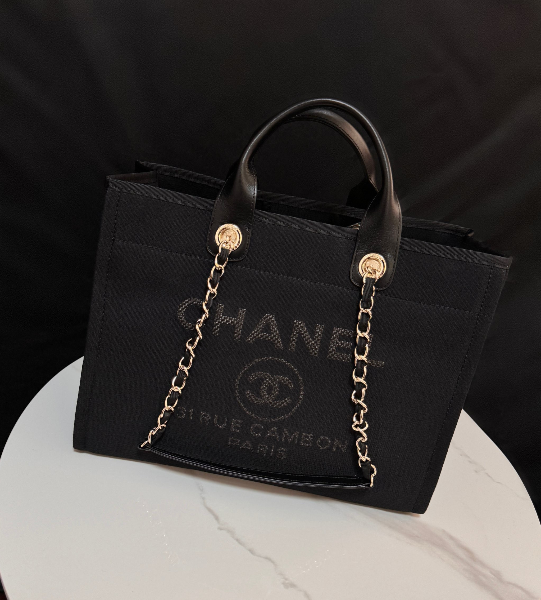 Ch*el shopping bag 30x39x22cm
