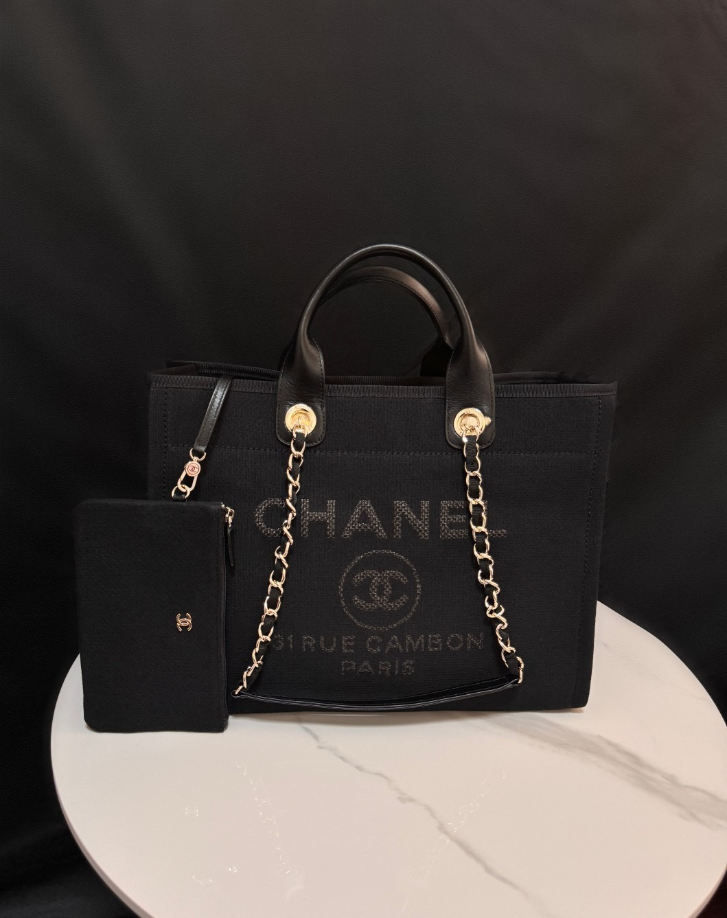 Ch*el shopping bag 30x39x22cm