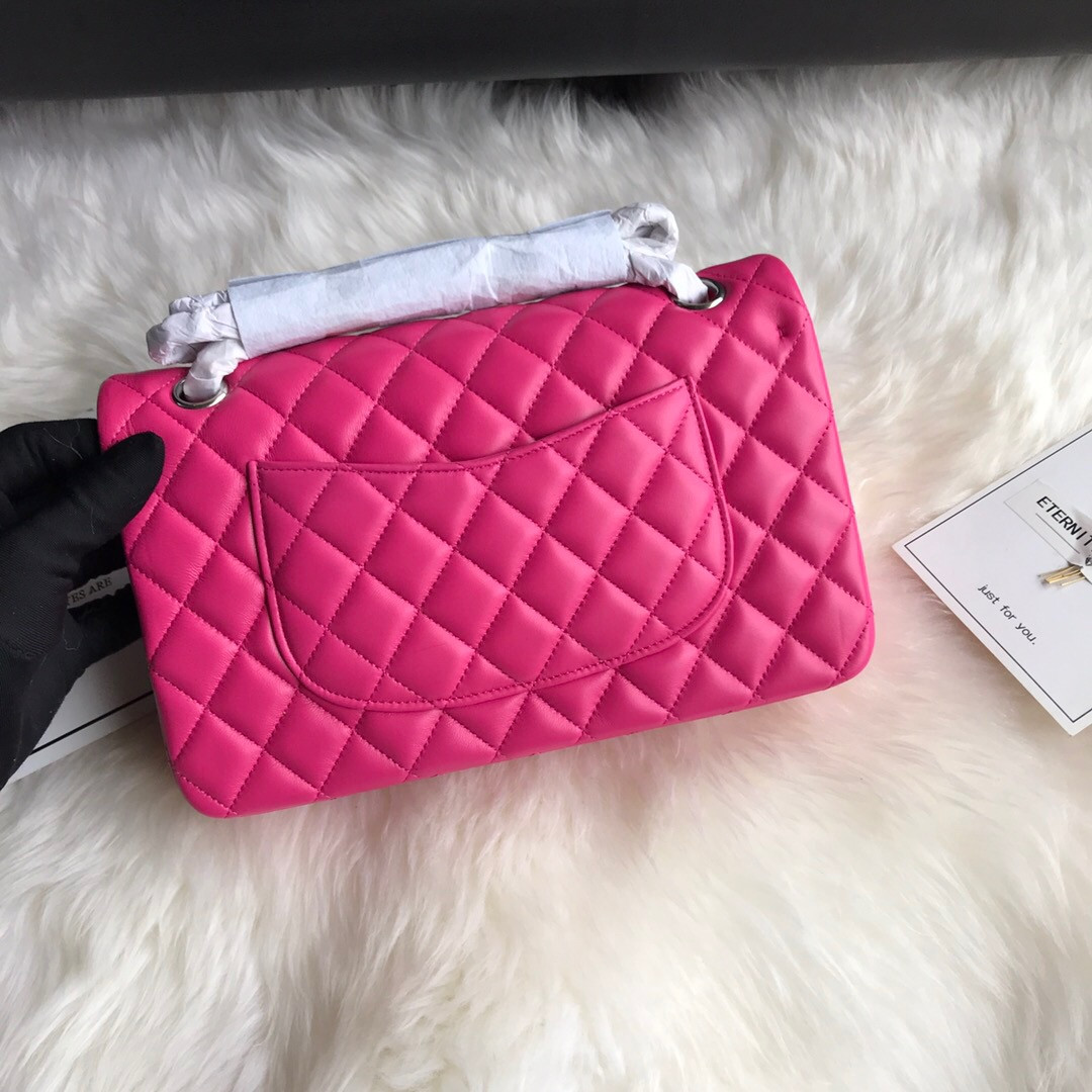 Ch*el classic handbag 15.5 × 25.5 × 6.5 cm