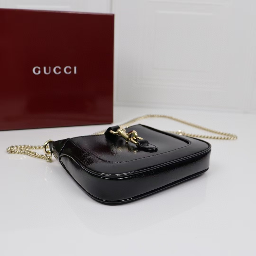 G*u*i jackie notte mini bag 7.7"w x 7.1"h x 1.4"d