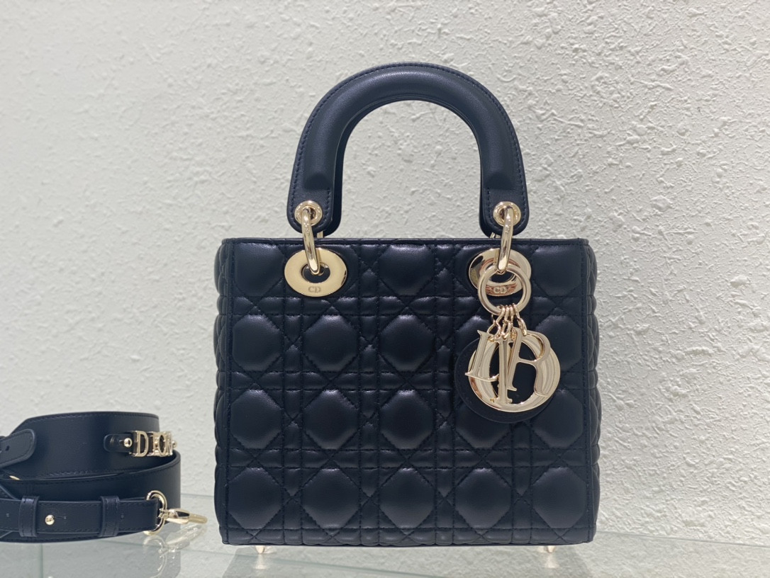 small lady D*or my abcD*or bag 8 x 6.5 x 3 inches