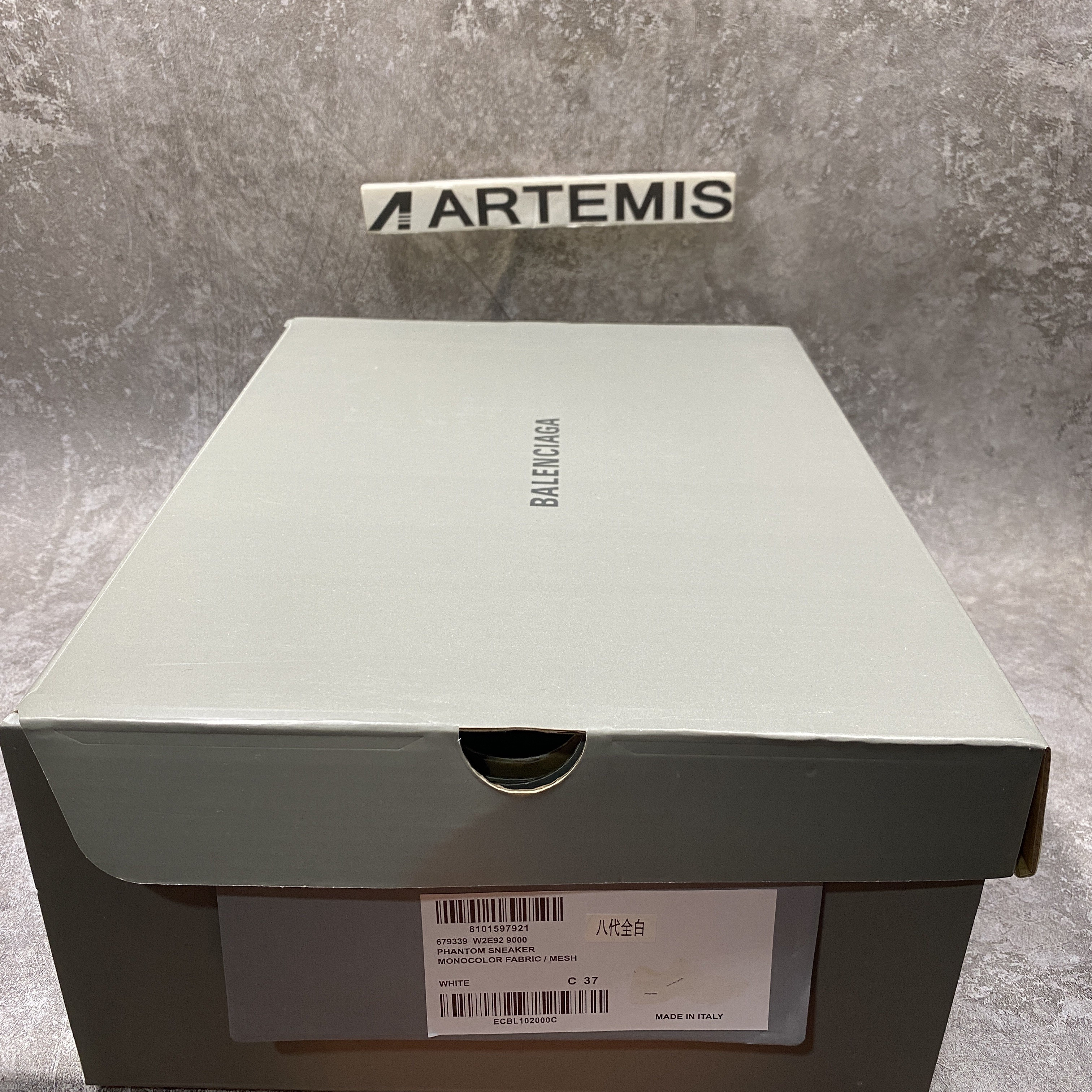 balenciga phanT0m sneaker white