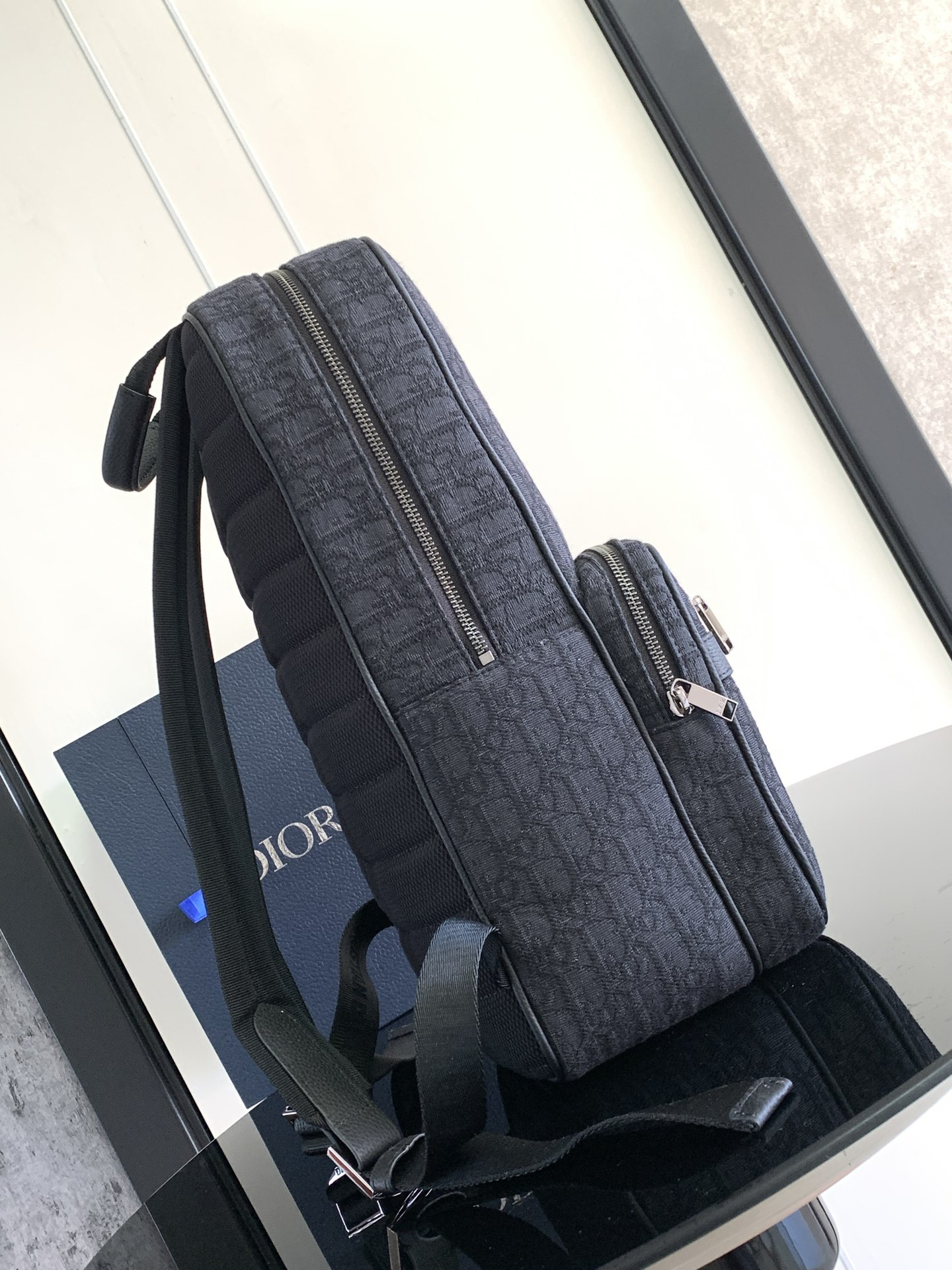 D*or safari backpack blue 11 x 16 x 5.5 inches