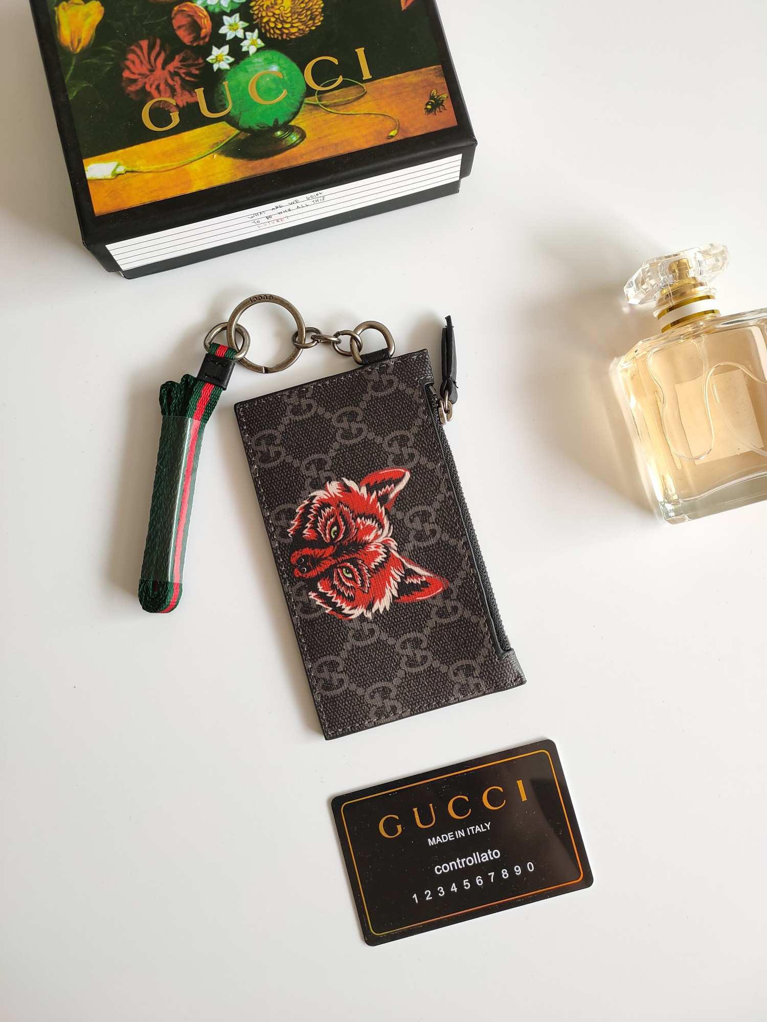 G*u*i gg card case wallet