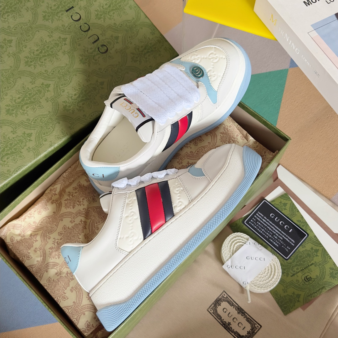 ua G*u*i screener sneaker