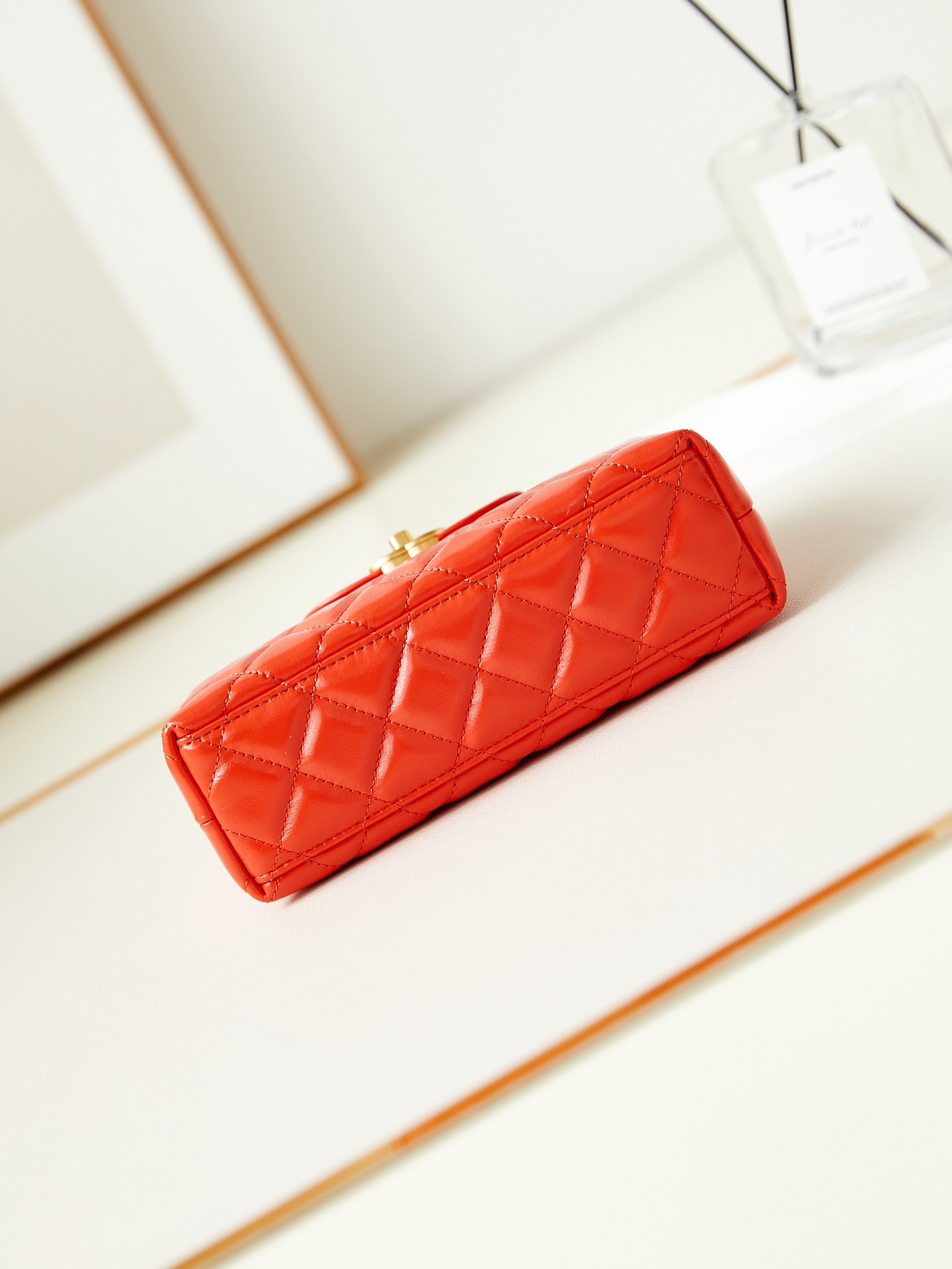 Ch*el 23k kelly 19x13x7cm