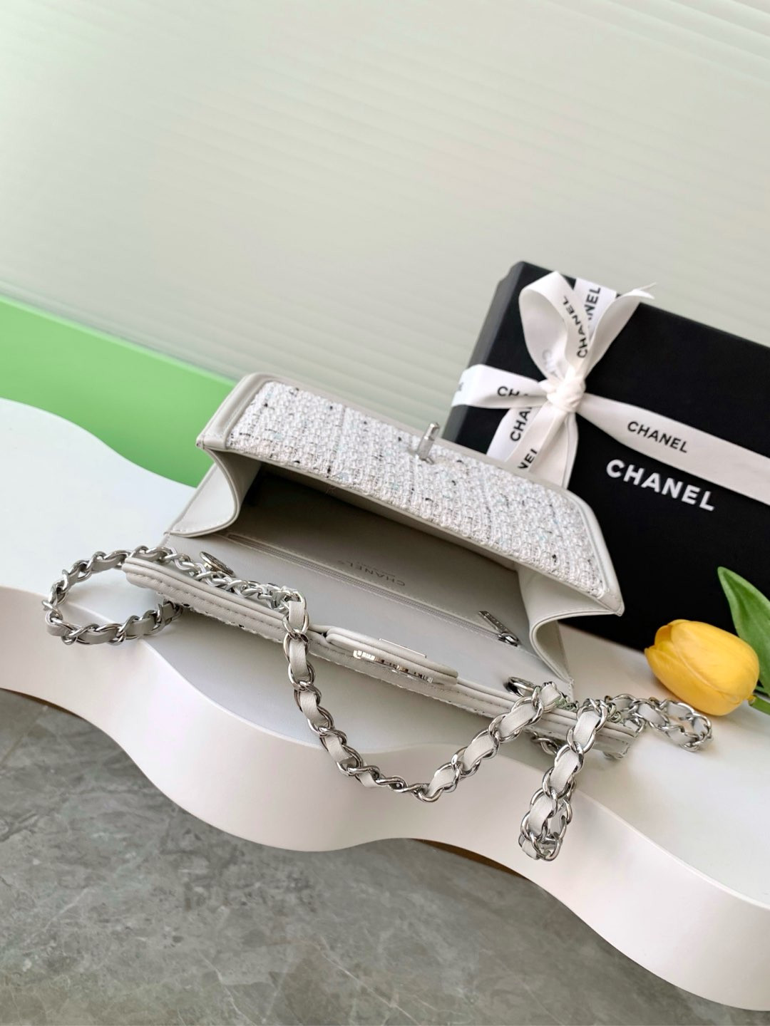 Ch*el flap bag 22cm