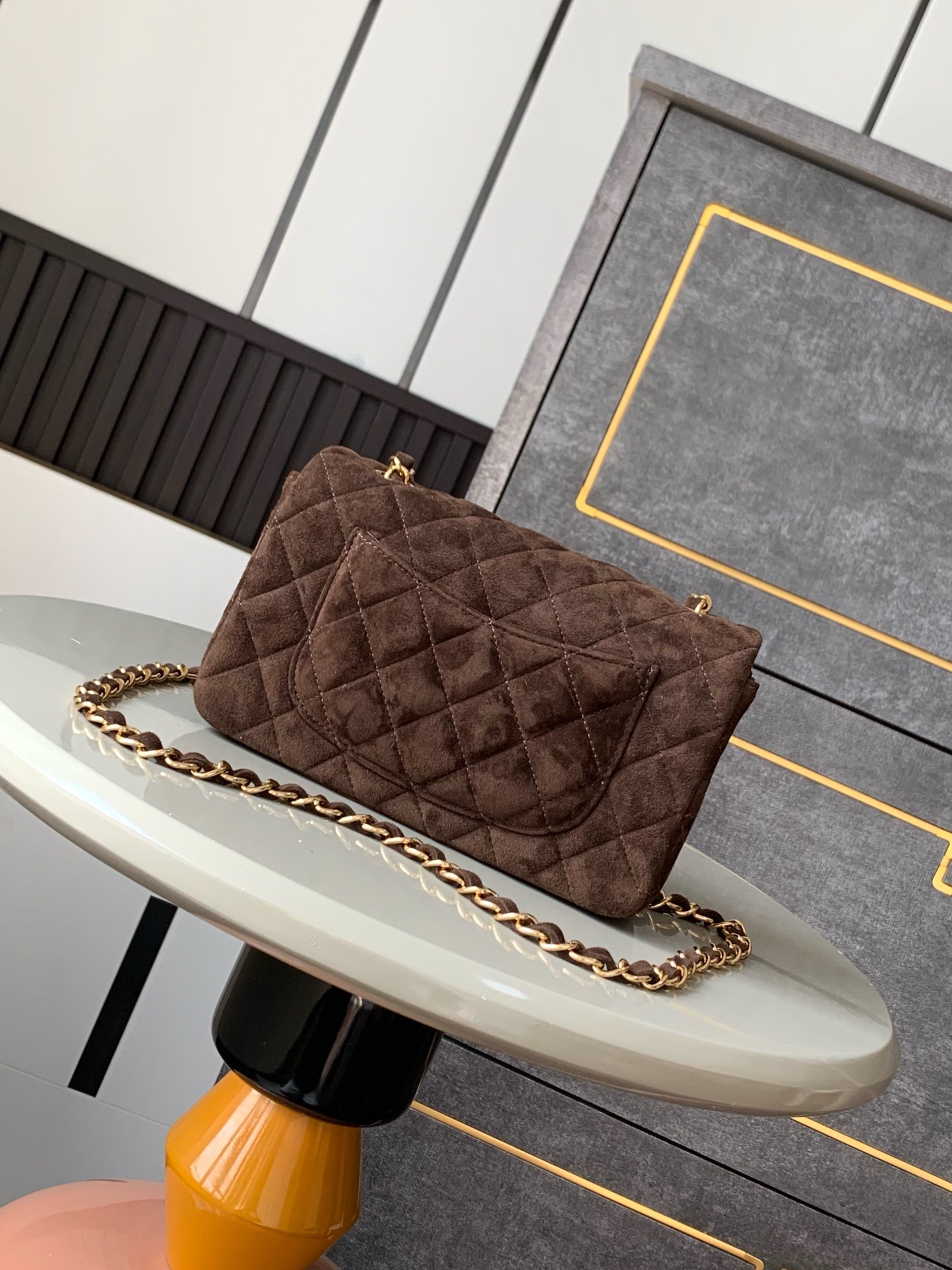 Ch*el mini classic 11.12 handbag 20 12×20×6cm