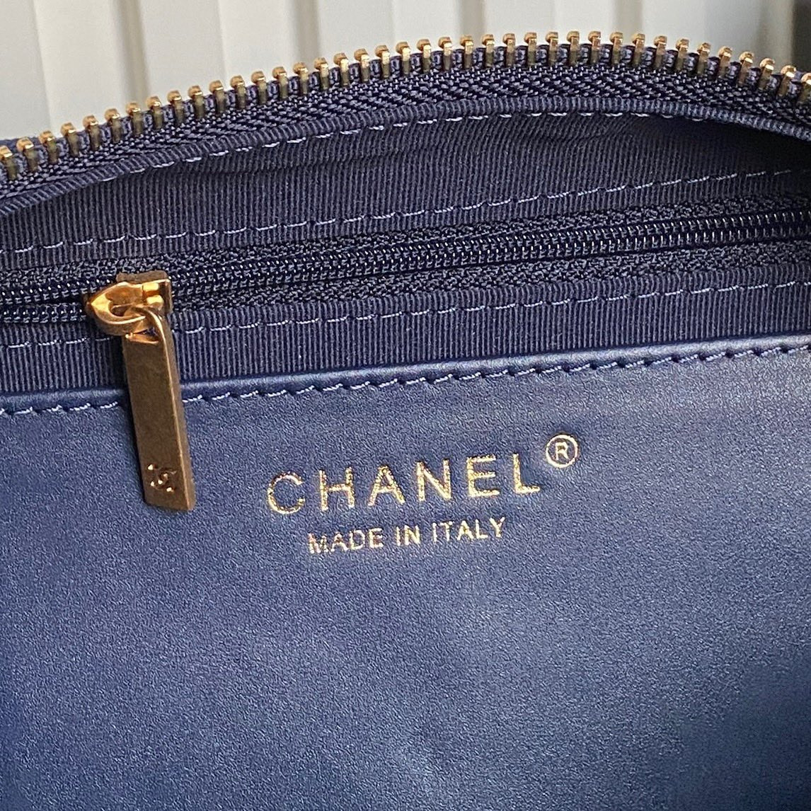 Ch*el 25c maxi hobo bag 27×35×18cm