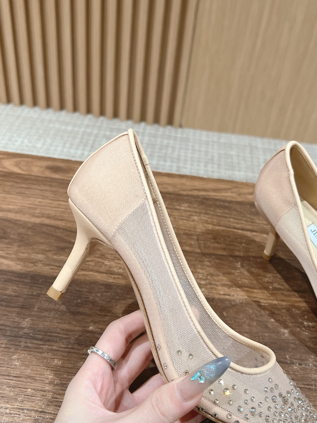 ua Ji*y Ch* pointed pumps 6.5cm