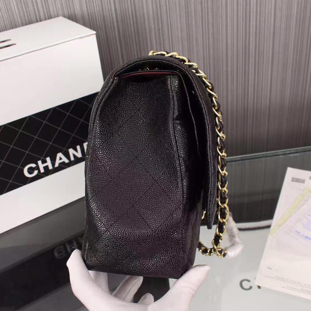 Ch*el classic maxi handbag