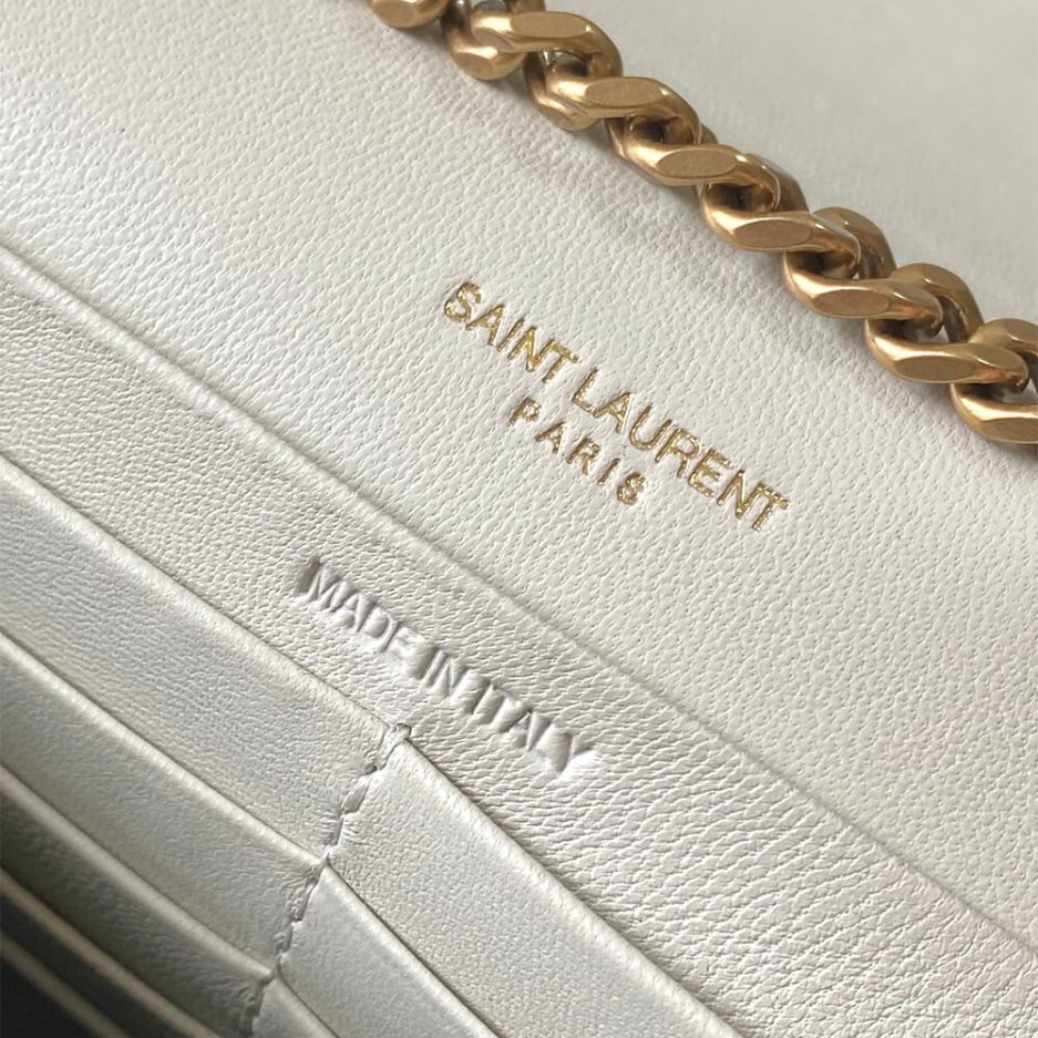 Y51 lambskin cassandre chain wallet