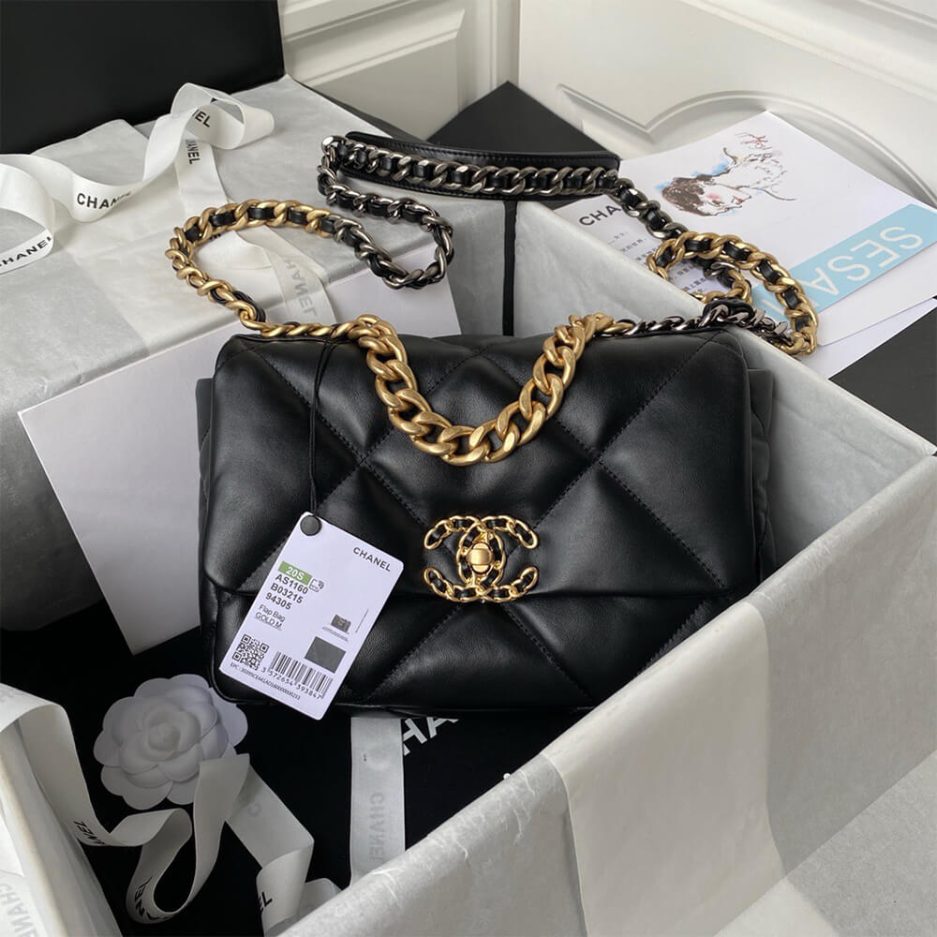Ch*el 19 handbag(high-end grade)