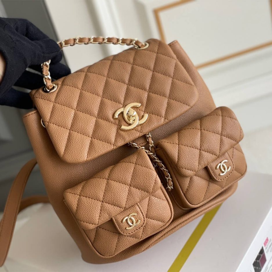 Ch*el  caviar backpack