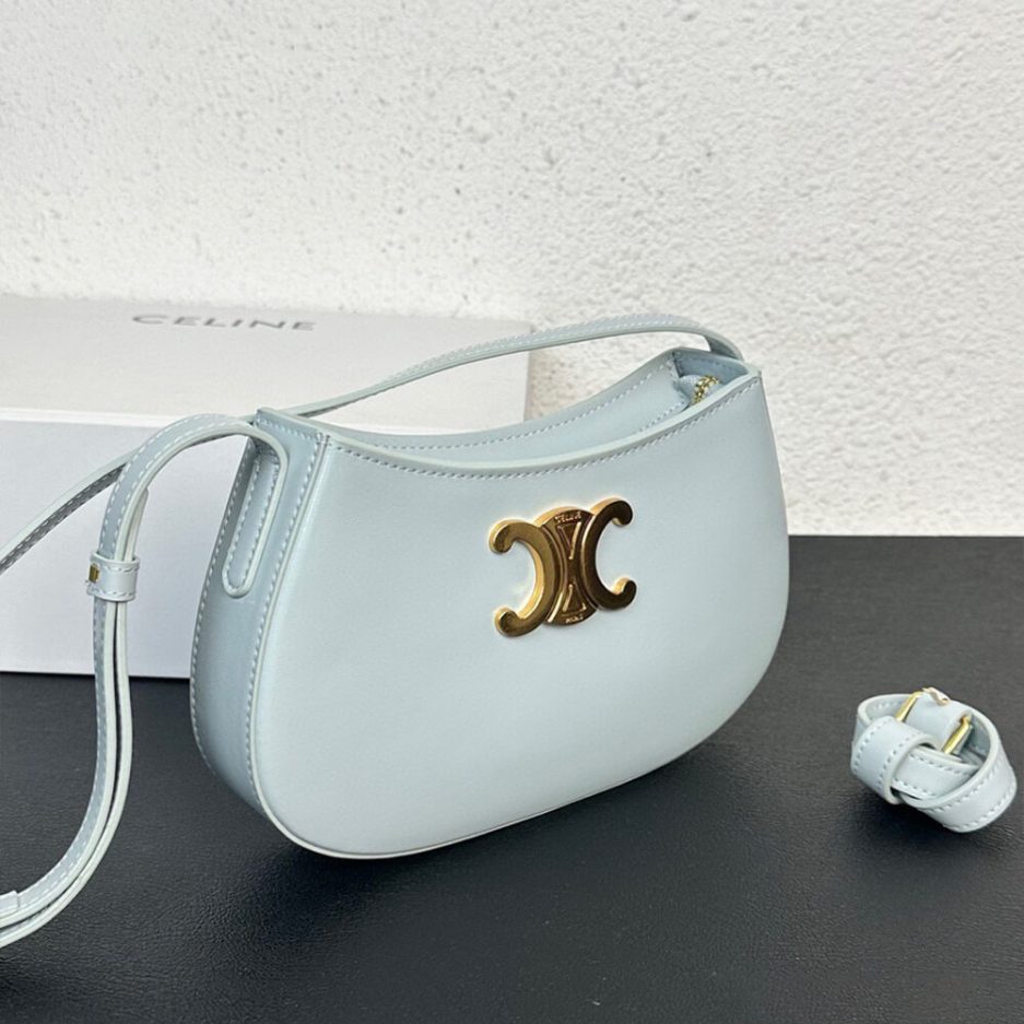 Ce**e medium tilly bag in shiny calfskin