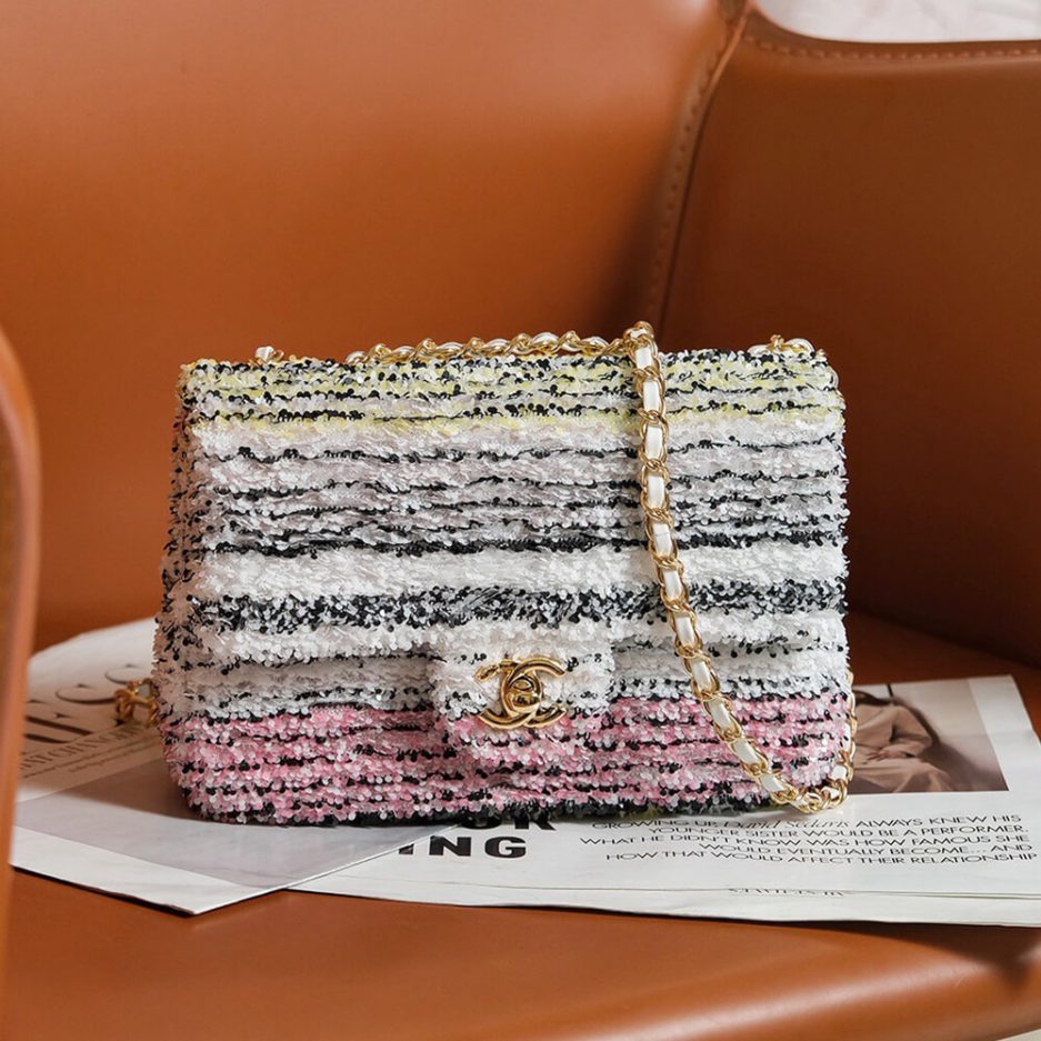 Ch*el small flap bag